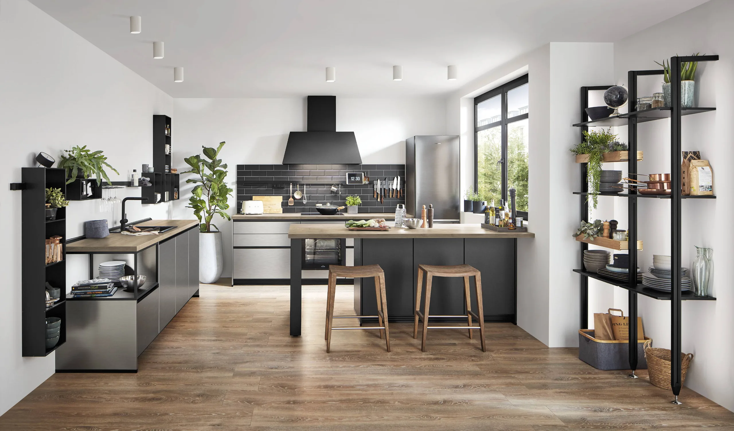 Inox Stahl gebürstet Nachbildung